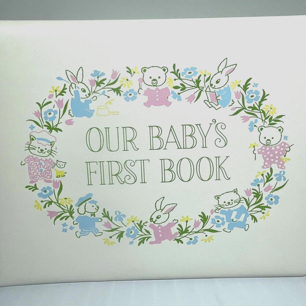 Baby Memory Book Our Babys First Book Vintage 1967‎ CR Gibson